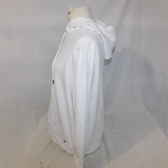 Northern Reflections Womens XL White Hoodie Blue Loon Logo Graphic - Picture 5 of 10